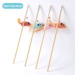Wooden Pole Cat Teaser Wand – Interactive Jute Rope Toy - Image 4