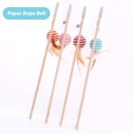 Wooden Pole Cat Teaser Wand – Interactive Jute Rope Toy - Image 7
