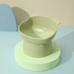 High-Foot Cartoon Bear Pet Bowl – Anti-Spill, Neck-Protective Design - Image 6