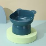 High-Foot Cartoon Bear Pet Bowl – Anti-Spill, Neck-Protective Design - Image 7