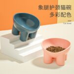 Macaron Elephant Leg Pet Bowl – Neck-Protective Food Bowl for Pets - Image 2
