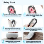 Pet Grooming Comb – 20ml Floating Hair Remover for Long-Haired Cats - Image 4